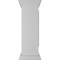 Ekena Millwork 12"W x 40"H Corner Newel Post with Panel, Peaked Capital & Base Trim (Installation kit included) NWL12X40CPP0B0 - alternate 3